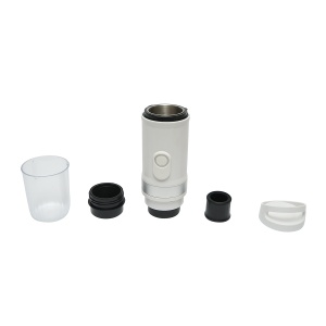 Aparat de cafea portabil 12V/100W, baterie litiu 9600 mAh, presiune 20 bar, rezervor apa 60-80ml, ceasca 300ml, capsule Nespresso, Dolce Gusto, cafea macinata , Cod: BK79819, - Img 2