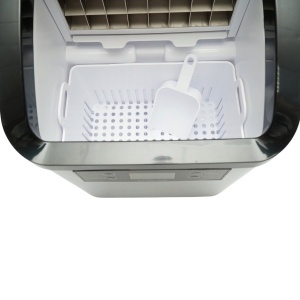 Aparat de facut cuburi de gheata inox 20 kg/24h, rezervor apa 2.5L, cos colectare 1.2kg, autocuratare, afisaj digital, BK00404 - Img 11