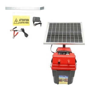Aparat generator de impulsuri 6.9 Joule 12-220V cu baterie 12V, 14A si panou solar 20W, BRITMANN, BT117