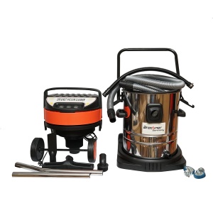 Aspirator profesional industrial uscat/umed 3000W, 220W, volum 70L corp din inox , Cod: BK98424 ,Marca: BRECKNER GERMANY - Img 2