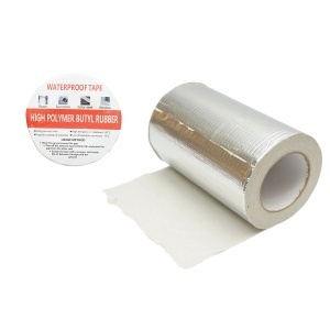 Banda butilica hidroizolanta autoadeziva cu folie de aluminiu 200mmx10m Breckner Germany, BRECKNER GERMANY, BK91212