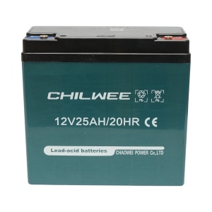 Baterie VRLA plumb-acid 12V 25Ah, 20HR cu grafen 6-DZF-20 pentru vehicule electrice 180x75x170mm Chilwee, DISMT89