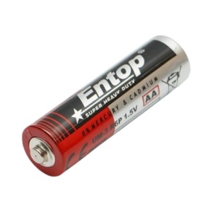 Baterie zinc-carbon AA 1.5V R6P UM-3 4 buc/set Super Heavy Duty EnergyMax Entop, DISVN41 - Img 3