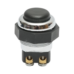 Buton pornire 12V/10A–24V/5A negru cu 2 pini universal, AUTOSPEED, DISRM40