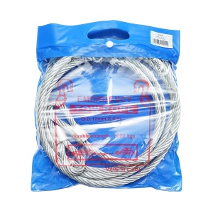 Cablu/sufa troliu din otel cu grosime 12mm si lungime 4m cu inele pentru tractat sau ridicat, Cod: DISES50 - Img 4