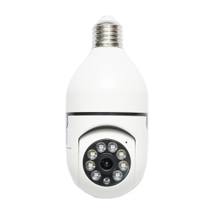 Camera de supraveghere smart-bulb PTZ, WIFI 2.4G 1080P, tip bec E27 cu senzor de miscare si aplicatie Tuya Breckner Germany, BRECKNER GERMANY, DISMN37