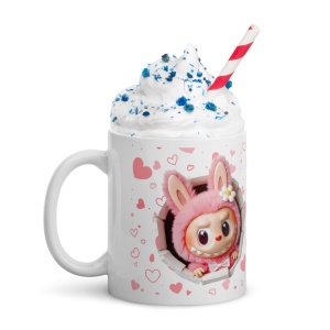 Cană Labubu 330 ml din ceramică – design adorabil, colecție originală - Img 10