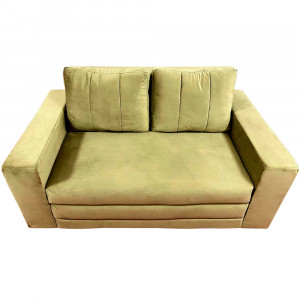Canapea Fixa Euforia, 195x100x75cm, 2 locuri, Velutto 03 Mika, Glasspandoor - Img 4