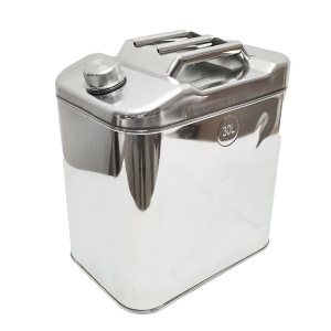 Canistra otel inoxidabil 30L cu furtun flexibil si dop insurubabil, Cod: DISMH56 - Img 3