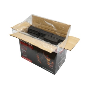 Carbune gratar brichetat hexagonal din lemn de esenta tare, ardere 5 ore 10Kg , Cod: 40TH305, Marca: THOR - Img 3