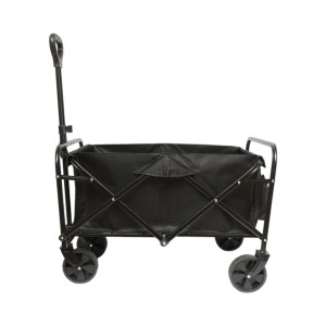 Carucior transport pliabil de gradina si camping cu roti, maner extensibil, cadru metalic, material textil 70x48x47cm Breckner Germany, BRECKNER GERMANY, BK99227 - Img 4