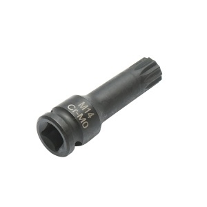 Cheie tubulara de impact spline M14, 60mm, patrat 3/8 Cr-Mo, Cod: DISTS93 - Img 4