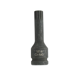 Cheie tubulara de impact spline M14, 78mm, patrat 1/2 Cr-Mo , Cod: DISTS83
