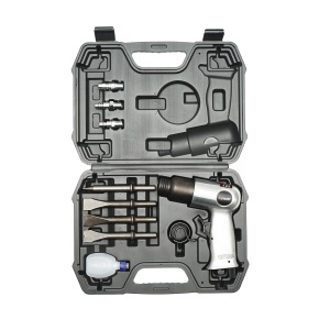 Ciocan pneumatic de impact 6.3 Bar cu 3 tipuri de cuple rapide si 4 dalti Hoteche, HOTECHE, BK92903