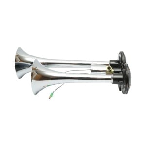 Claxon 2 trompete 12/24V pentru compresor aer, DISBS76, BRECKNER GERMANY - Img 2