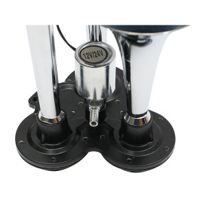 Claxon 3 trompete pentru compresor aer 12/24V, Cod: BK60104, Brand: BRECKNER GERMANY - Img 4