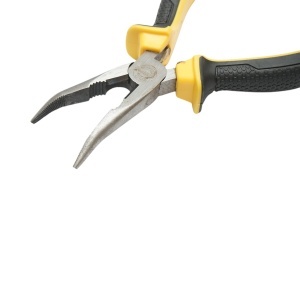 Cleste patent cu varf indoit 165mm profesional Cr-V , Cod: DISUF59, Crownman - Img 5
