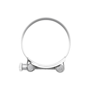 Colier forta, clema inox cu surub 304SS pentru furtune 74-79mm, Cod: BK77720, Brand: BRECKNER GERMANY - Img 4