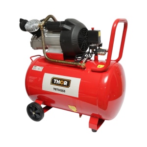 Compresor aer volum 100L, motor 2 cilindrii in V 2.2KW/2CP, presiune maxima 8 bar, volum aer aspirat 370L, Cod: DISDV95, Marca: THOR - Img 1