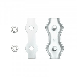Conector fir electric galvanizat cu suruburi pentru gard electric, Cod: BK87591, Brand: BRECKNER GERMANY - Img 2