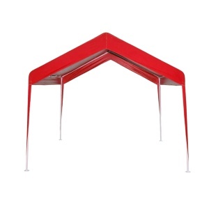 Cort evenimente pavilion gradina 3x3m rosu, acoperis impermeabil in 2 ape, structura otel galvanizat Breckner Germany, BRECKNER GERMANY, BK99231R - Img 2