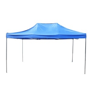 Cort pavilion pliabil 3x4.5m albastru impermeabil, inaltime reglabila, cadru metalic Breckner Germany, BRECKNER GERMANY, BK76216