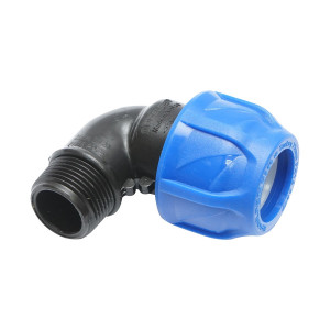 Cot compresiune, cu filet exterior, D25mmx3/4 toll, PN16, pentru sisteme de irigatii, Cod: DISLV71, Poelsan - Img 3