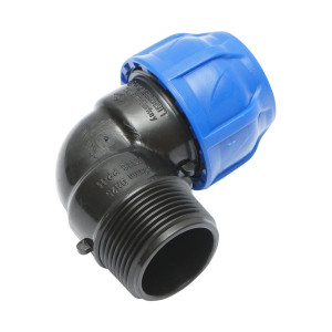 Cot compresiune, cu filet exterior, D32mmx1-1/4 toll, PN16, pentru sisteme de irigatii, Cod: DISLV75, Poelsan - Img 3