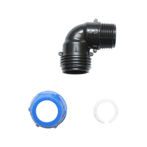 Cot racord compresiune, cu filet exterior, D25mmx1 toll, PN16, pentru sisteme de irigatii, Cod: DISLV72, Poelsan - Img 4