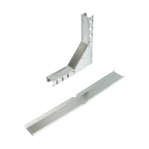 Cot vertical 90 grade de urcare din otel galvanizat pentru jgheab 25x50mm, DISMK63