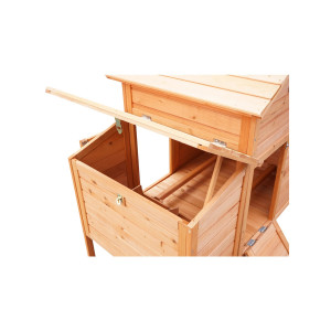 Cotet pentru pasari, gaini din lemn 1130x760x1230mm Cod: DISLN73, Breckner Germany - Img 5