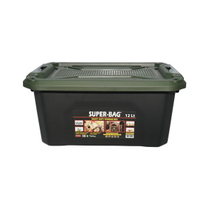 Cutie, lada depozitare heavy duty 12L cu capac, verde 385x295x175mm, Cod: DISSK09V, Breckner Germany - Img 1