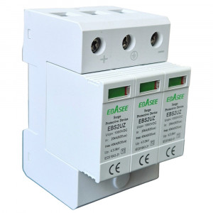 Descarcator la supratensiune cu semnalizare pentru sisteme fotovoltaice, 3P, 20-40KA, DC1000V T2 - Img 2