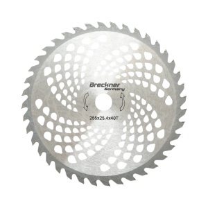 Disc circular vidia 255x25.4x1.3mm, 40 dinti pentru motocoasa de umar Breckner Germany, BRECKNER GERMANY, BK79597