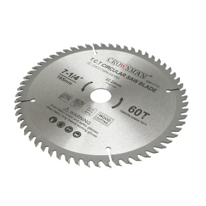 Disc circular vidia pentru lemn 185x22.23mm, viteza max. 8200rpm, 60 dinti , Cod: DISPT31, Marca: CROWNMAN - Img 3