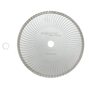 Disc diamantat continuu 230x3mm taiere umeda/uscata pentru beton si ceramica Breckner Germany, BRECKNER GERMANY, BK79588