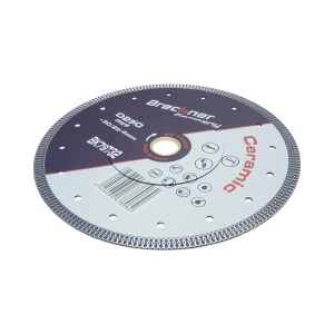 Disc diamantat turbo continuu 250x30/25.4mm, taiere umeda/uscata pentru ceramica dura, gresie, faianta Breckner Germany, BRECKNER GERMANY, BK79732 - Img 3