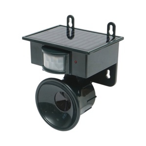 Dispozitiv solar alungare pasari cu ultrasunete, senzor de miscare PIR, raza actiune 462 m², baterie 800mAh, DISRN52