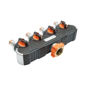 Distribuitor 4 cai cu robineti, conectori 1/2 si adaptor robinet 1/2-3/4 furtun gradina, DISTP15 - Img 5