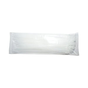 Faseta colier plastic alb 3.6x250mm 100 buc/set Longroad, DISNK83 - Img 5