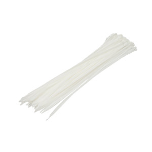 Fasete, colier plastic 4.8x430mm alb set 100 buc, Cod: BK80300, Echivalență: DISNV70, Breckner Germany - Img 1