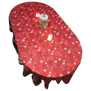 Față de masă Crăciun 150×220 cm – model festiv pentru decorul sărbătorilor - Img 3
