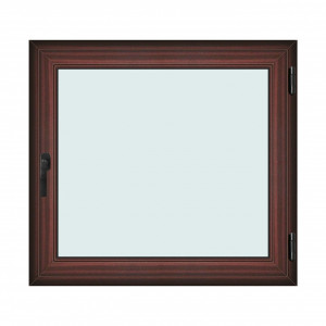Fereastra 120x110cm, 1 canat, mahon, dreapta si rabatare, Klass, 7cm, 6 camere, 2 garnituri