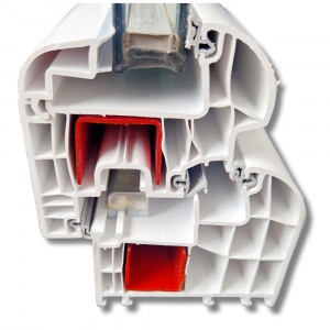 Fereastra 50x70cm, 1 canat, alb, dreapta si rabatare, Eurotech, 8.1cm, 6 camere, 3 garnituri - Img 8