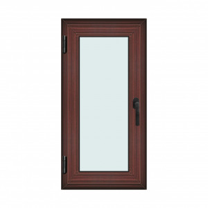 Fereastra 60x120cm, 1 canat, mahon, stanga si rabatare, Klass, 7cm, 6 camere, 2 garnituri