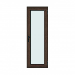 Fereastra 70x200cm, 1 canat, wenge (tabac), dreapta si rabatare, Klass, 7cm, 6 camere, 2 garnituri