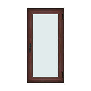 Fereastra 80x160cm, 1 canat, mahon, dreapta si rabatare, Klass, 7cm, 6 camere, 2 garnituri - Img 1