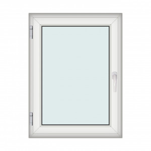 Fereastra 90x120cm, 1 canat, alb, stanga si rabatare, Klass, 7cm, 6 camere, 2 garnituri