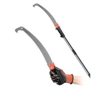 Fierastrau taiat crengi 400mm, lama otel curbata, maner pentru coada telescopica, BK76284