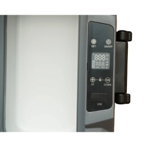 Frigider auto 35L cu compresor 12V-24V-220V, 60W, afisaj LCD, zona dubla de racire, USB 630x390x390mm, BK99976 - Img 11